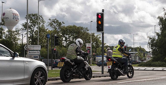 Checking lifesavers on Bowaters roundabout